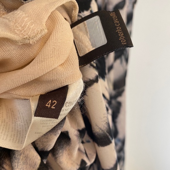 💯Authentic Roberto Cavalli Feather Cap Sleeve - Picture 11 of 12